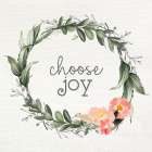 Choose Joy Greens Art Print