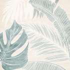 Blue Surf Palms 1 Botanical Print