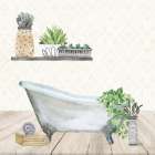 Plant Shelf Bath 1 Art Print