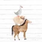 Farm Stack 1 Art Print