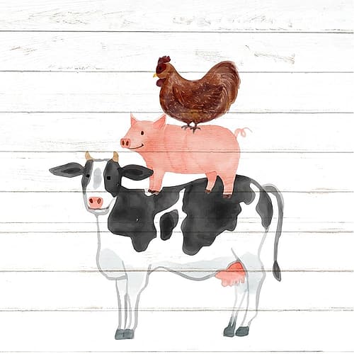Farm Stack 2 Art Print