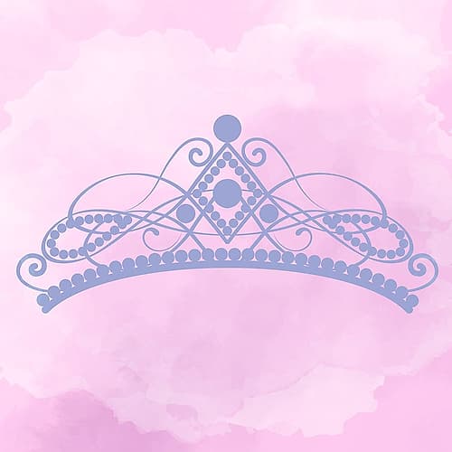 Princess Crown 1 Kids Print