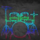 Music Chalk 3 V2 Art Print