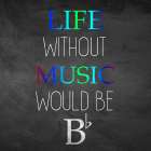 Music Chalk 4 V2 Art Print