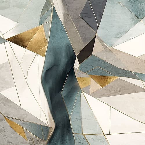 Abstract Grid 1 Art Print
