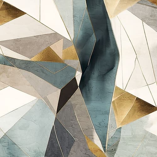 Abstract Grid 2 Art Print