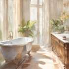 Serenity Bath 1 Art Print