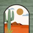 Window View 1 Art Print