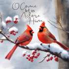 Adore Him Cardinals Art Print