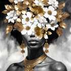 Golden Art Print