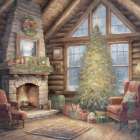 Cozy Christmas V2 Art Print