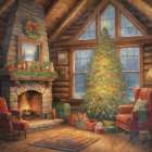 Cozy Christmas Art Print