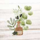 Greenery Vases 3 Art Print