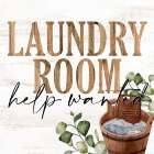 Help Wanted Bathroom Art Print