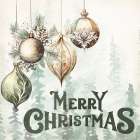 Merry Ornamant Art Print