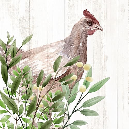 Farm Greens 1 Art Print