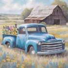 Flower Truck 2 Art Print