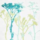 Spring Silhouette Floral 1 Art Print