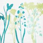 Spring Silhouette Floral 2 Art Print