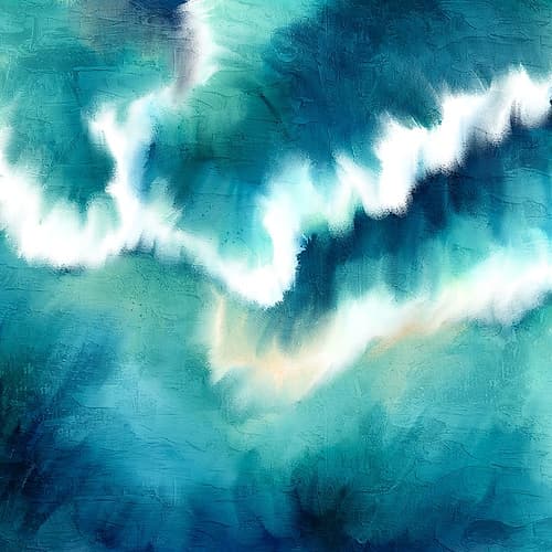 Layers of Ocean Abstract Art Print