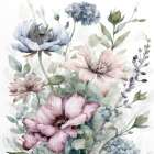 Mood Floral 1 Art Print