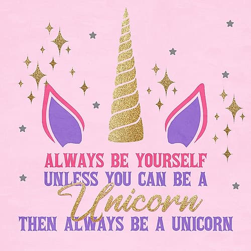 Be A Unicorn Kids Print