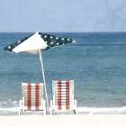 USA Beach Stripes 2 Art Print
