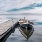 Cloudy Lake Day Art Print