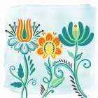 Folksy Fun Floral 2 Art Print