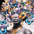 Butterfly Flight Art Print