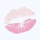 Pink Lips 1 Art Print