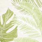 Green Shades Palms 1 Art Print