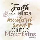 Mustard Seed Minimalist Print