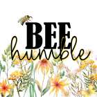 Bee Wildflower 1 Art Print