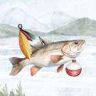Lets Fish 2 Art Print