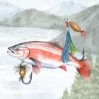 Lets Fish 3 Art Print