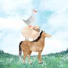 Blue Sky Farm 1 Art Print