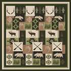 Wilderness Bedding Art Print