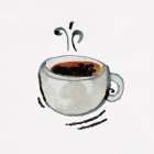 Morning Sip 1 Art Print