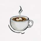 Morning Sip 3 Art Print