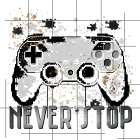 Never Stop 1 Art Print