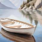 High Mountain Lake Art Print
