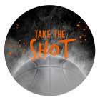 Take The Shot Circle Art Print