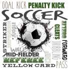 Soccer Kick Art Print