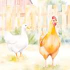 Sunny Farm 2 Art Print