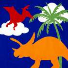 Dino Stomp 1 Art Print