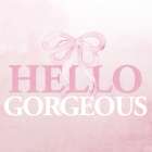 Hello Gorgeous Pink Art Print