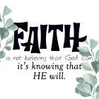 He Will Art Print