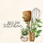Herbs And Utensils 2 Art Print