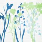 Spring Silhouette Floral 2 Art Print